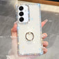 Rhinestone Glitter TPU Ring Holder Anti-fall Phone Case, For Samsung Galaxy S25 5G, For Samsung Galaxy S25+ 5G, For Samsung Galaxy S25 Ultra 5G, For Samsung Galaxy A16 5G, For Samsung Galaxy S24 FE 5G, For Samsung Galaxy A15 5G, For Samsung Galaxy A55 ...