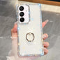 Rhinestone Glitter TPU Ring Holder Anti-fall Phone Case, For Samsung Galaxy S25 5G, For Samsung Galaxy S25+ 5G, For Samsung Galaxy S25 Ultra 5G, For Samsung Galaxy A16 5G, For Samsung Galaxy S24 FE 5G, For Samsung Galaxy A15 5G, For Samsung Galaxy A55 ...