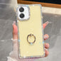 Rhinestone Glitter TPU Ring Holder Anti-fall Phone Case, For Samsung Galaxy S26+ 5G, For Samsung Galaxy S26 Ultra 5G, For Samsung Galaxy S26 5G, For Samsung Galaxy A07 5G, For Samsung Galaxy A17 5G, For Samsung Galaxy A56 5G, For Samsung Galaxy A26 5G ...