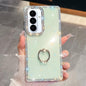 Rhinestone Glitter TPU Ring Holder Anti-fall Phone Case, For Samsung Galaxy S26+ 5G, For Samsung Galaxy S26 Ultra 5G, For Samsung Galaxy S26 5G, For Samsung Galaxy A07 5G, For Samsung Galaxy A17 5G, For Samsung Galaxy A56 5G, For Samsung Galaxy A26 5G ...