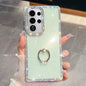 Rhinestone Glitter TPU Ring Holder Anti-fall Phone Case, For Samsung Galaxy S26+ 5G, For Samsung Galaxy S26 Ultra 5G, For Samsung Galaxy S26 5G, For Samsung Galaxy A07 5G, For Samsung Galaxy A17 5G, For Samsung Galaxy A56 5G, For Samsung Galaxy A26 5G ...