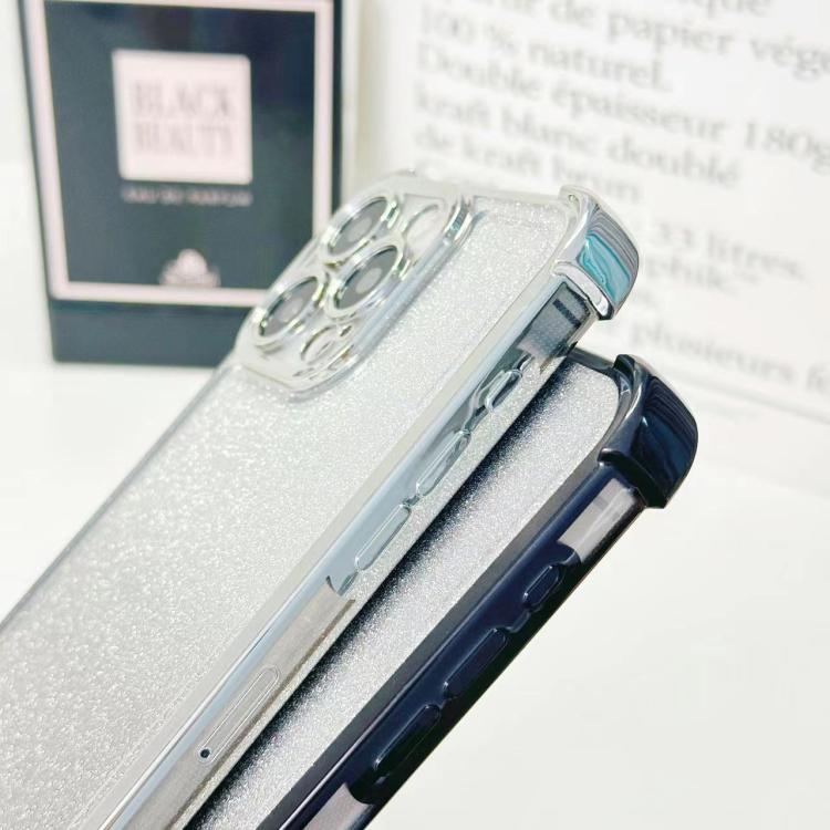 Electrpolated Glitter Four-corner Shockproof Space TPU Phone Case