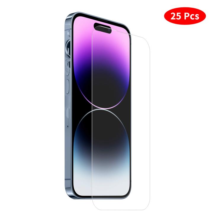 JUNSUNMAY 25pcs Screen Protector Tempered Glass Film