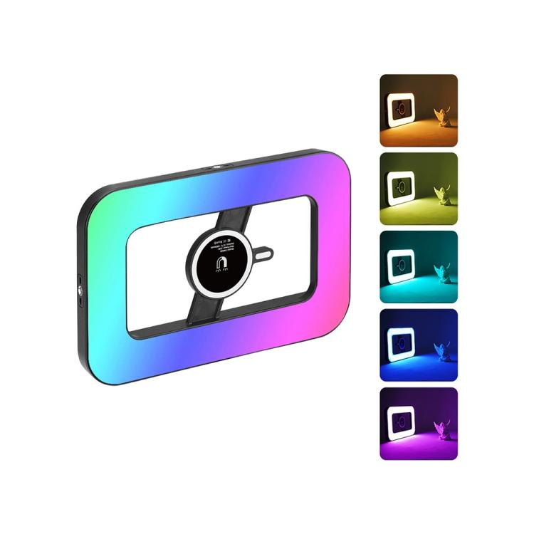 S4 RGB For Live Streaming / Photography Magnetic Phone Video Light Full Color Fill Light