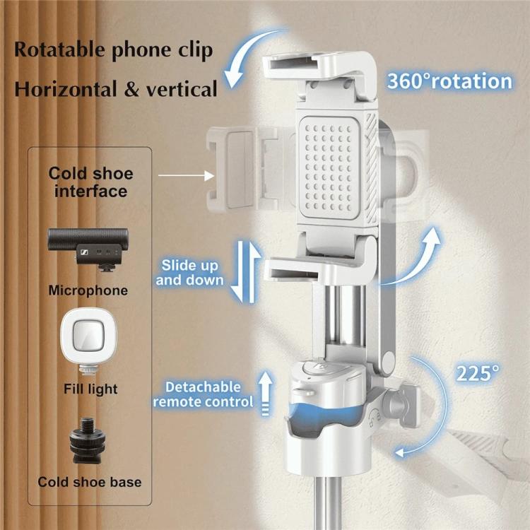 Jmary MT-18 Extendable Phone Holder Wireless Control Mini Phone Selfie Stick Tripod