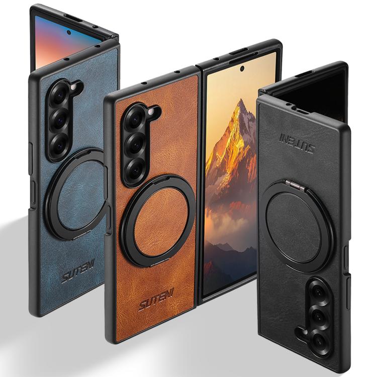 Suteni G3 Oil Wax 360 Rotation Holder MagSafe Back Phone Case