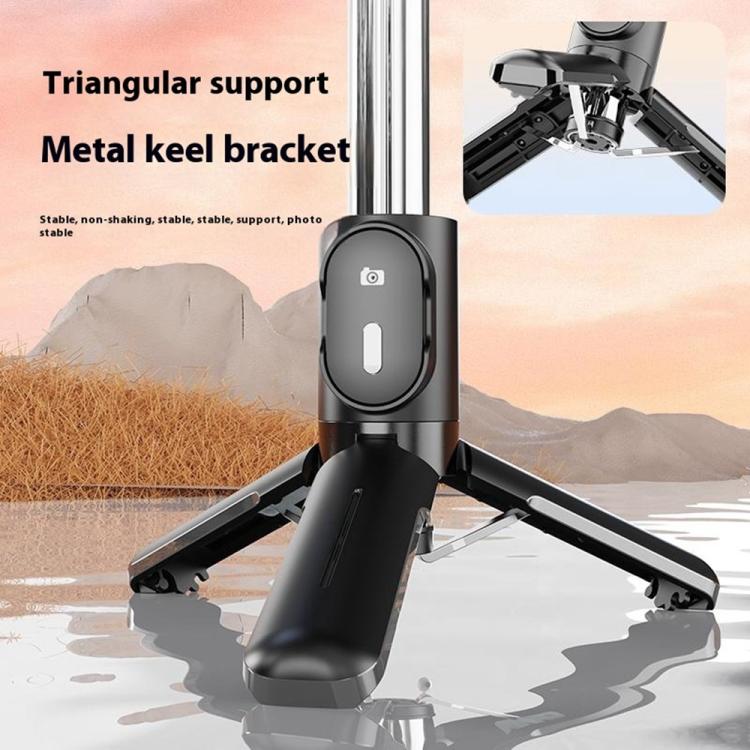 P08Y Pro F2 Portable Travel Selfie Stick Tripod Mini MagSafe Phone Stand with Remote Control and Fill Lights