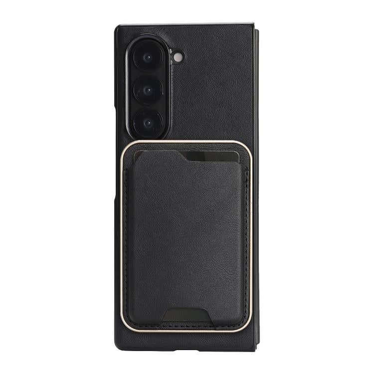 Kalebol Slim MagSafe Ring Magnetic Card Bag Leather Phone Case