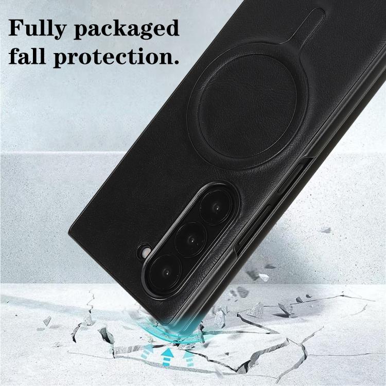 Kalebol Slim MagSafe Ring Magnetic Card Bag Leather Phone Case