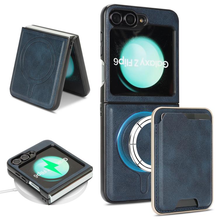 Kalebol Slim MagSafe Ring Magnetic Card Bag Leather Phone Case