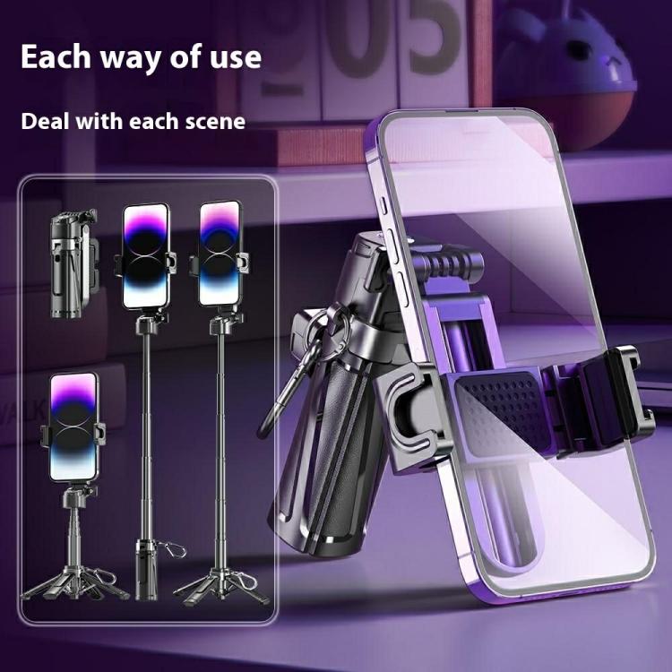 P25 Extendable Anti-shake Four-Legged Stand Portable Handheld Phone Selfie Stick