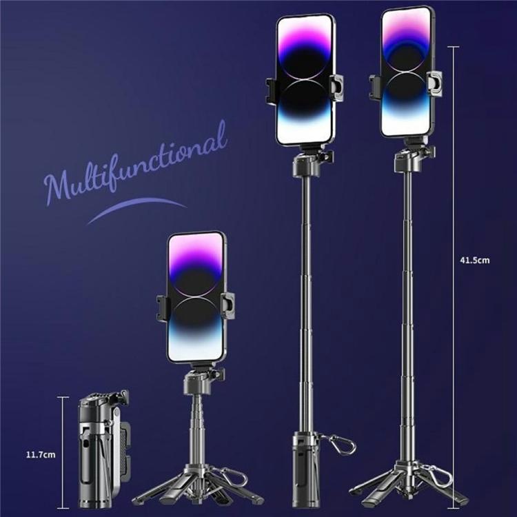 P25 Extendable Anti-shake Four-Legged Stand Portable Handheld Phone Selfie Stick