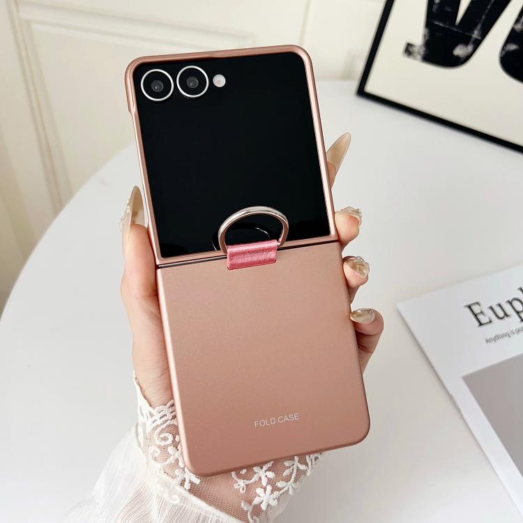 Electricplating Ring Buckle Folding Phone Case