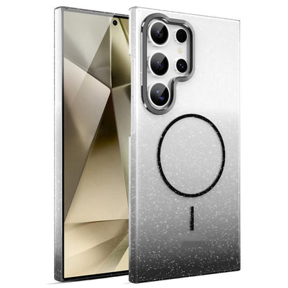 Gold Diamond Glitter Gradient MagSafe Shockproof Phone Case, For Samsung Galaxy S24 FE 5G, For Samsung Galaxy A15 4G / 5G, For Samsung Galaxy A55 5G, For Samsung Galaxy A35 5G, For Samsung Galaxy S24 Ultra 5G, For Samsung Galaxy S24+ 5G                ...