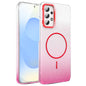 Gold Diamond Glitter Gradient MagSafe Shockproof Phone Case, For Samsung Galaxy A53 5G, For Samsung Galaxy A33 5G, For Samsung Galaxy A13 4G, For Samsung Galaxy S22 Ultra 5G, For Samsung Galaxy A32 4G, For Samsung Galaxy A52 5G