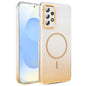 Gold Diamond Glitter Gradient MagSafe Shockproof Phone Case, For Samsung Galaxy A53 5G, For Samsung Galaxy A33 5G, For Samsung Galaxy A13 4G, For Samsung Galaxy S22 Ultra 5G, For Samsung Galaxy A32 4G, For Samsung Galaxy A52 5G