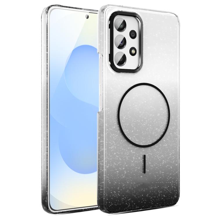 Gold Diamond Glitter Gradient MagSafe Shockproof Phone Case, For Samsung Galaxy A53 5G, For Samsung Galaxy A33 5G, For Samsung Galaxy A13 4G, For Samsung Galaxy S22 Ultra 5G, For Samsung Galaxy A32 4G, For Samsung Galaxy A52 5G