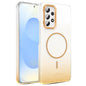 Gold Diamond Glitter Gradient MagSafe Shockproof Phone Case, For Samsung Galaxy A53 5G, For Samsung Galaxy A33 5G, For Samsung Galaxy A13 4G, For Samsung Galaxy S22 Ultra 5G, For Samsung Galaxy A32 4G, For Samsung Galaxy A52 5G