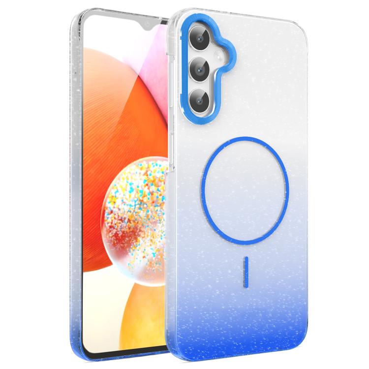 Gold Diamond Glitter Gradient MagSafe Shockproof Phone Case, For Samsung Galaxy A25 5G, For Samsung Galaxy S23 FE 5G, For Samsung Galaxy A24 4G, For Samsung Galaxy A23 4G / 5G, For Samsung Galaxy A14 4G / 5G, For Samsung Galaxy A34 5G                  ...