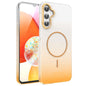 Gold Diamond Glitter Gradient MagSafe Shockproof Phone Case, For Samsung Galaxy A25 5G, For Samsung Galaxy S23 FE 5G, For Samsung Galaxy A24 4G, For Samsung Galaxy A23 4G / 5G, For Samsung Galaxy A14 4G / 5G, For Samsung Galaxy A34 5G                  ...