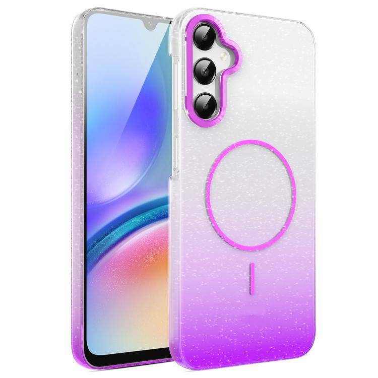 Gold Diamond Glitter Gradient MagSafe Shockproof Phone Case, For Samsung Galaxy S24 FE 5G, For Samsung Galaxy A15 4G / 5G, For Samsung Galaxy A55 5G, For Samsung Galaxy A35 5G, For Samsung Galaxy S24 Ultra 5G, For Samsung Galaxy S24+ 5G                ...