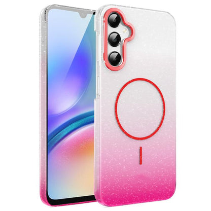Gold Diamond Glitter Gradient MagSafe Shockproof Phone Case, For Samsung Galaxy S24 FE 5G, For Samsung Galaxy A15 4G / 5G, For Samsung Galaxy A55 5G, For Samsung Galaxy A35 5G, For Samsung Galaxy S24 Ultra 5G, For Samsung Galaxy S24+ 5G                ...