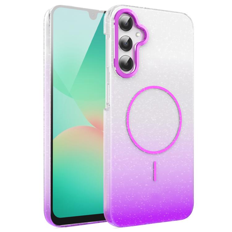 Gold Diamond Glitter Gradient MagSafe Shockproof Phone Case, For Samsung Galaxy A25 5G, For Samsung Galaxy S23 FE 5G, For Samsung Galaxy A24 4G, For Samsung Galaxy A23 4G / 5G, For Samsung Galaxy A14 4G / 5G, For Samsung Galaxy A34 5G                  ...