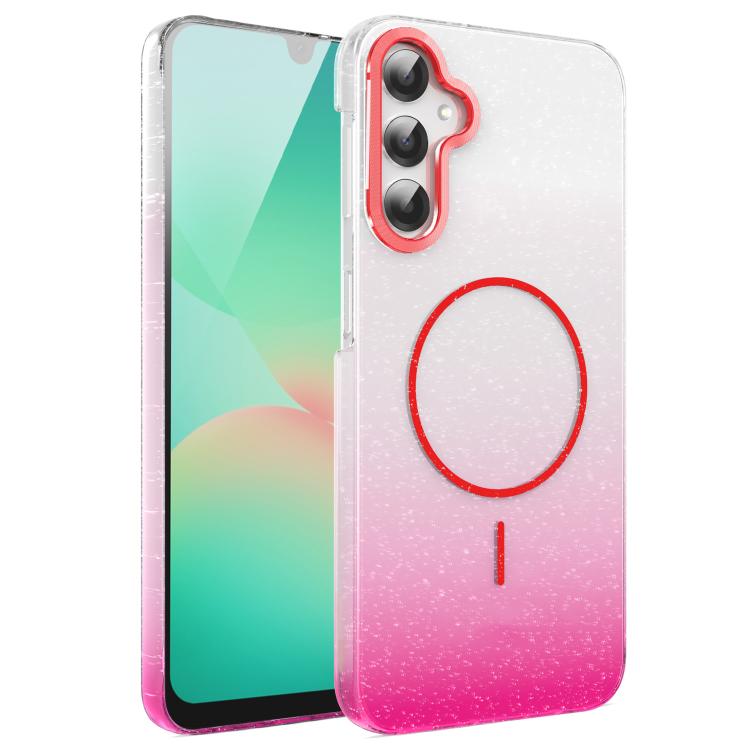 Gold Diamond Glitter Gradient MagSafe Shockproof Phone Case, For Samsung Galaxy A25 5G, For Samsung Galaxy S23 FE 5G, For Samsung Galaxy A24 4G, For Samsung Galaxy A23 4G / 5G, For Samsung Galaxy A14 4G / 5G, For Samsung Galaxy A34 5G                  ...
