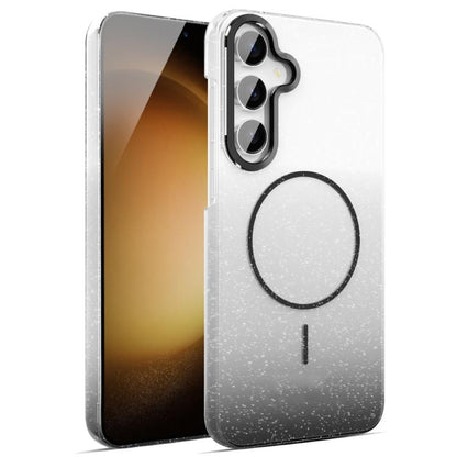 Gold Diamond Glitter Gradient MagSafe Shockproof Phone Case, For Samsung Galaxy A25 5G, For Samsung Galaxy S23 FE 5G, For Samsung Galaxy A24 4G, For Samsung Galaxy A23 4G / 5G, For Samsung Galaxy A14 4G / 5G, For Samsung Galaxy A34 5G                  ...