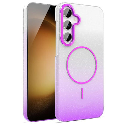 Gold Diamond Glitter Gradient MagSafe Shockproof Phone Case, For Samsung Galaxy A25 5G, For Samsung Galaxy S23 FE 5G, For Samsung Galaxy A24 4G, For Samsung Galaxy A23 4G / 5G, For Samsung Galaxy A14 4G / 5G, For Samsung Galaxy A34 5G                  ...