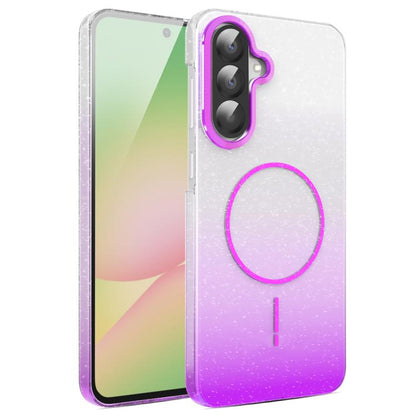 Gold Diamond Glitter Gradient MagSafe Shockproof Phone Case, For Samsung Galaxy S24 FE 5G, For Samsung Galaxy A15 4G / 5G, For Samsung Galaxy A55 5G, For Samsung Galaxy A35 5G, For Samsung Galaxy S24 Ultra 5G, For Samsung Galaxy S24+ 5G                ...