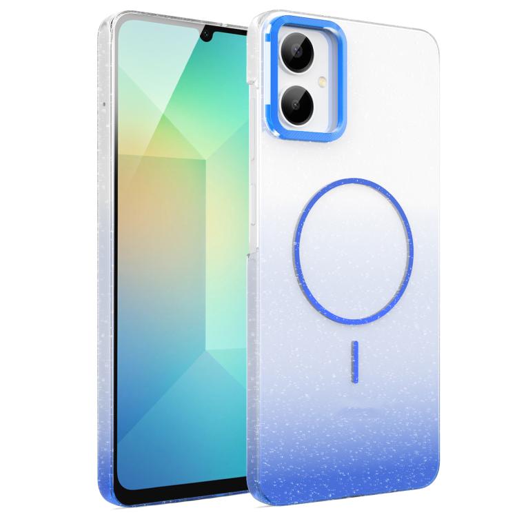 Gold Diamond Glitter Gradient MagSafe Shockproof Phone Case, For Samsung Galaxy S25 Edge 5G, For Samsung Galaxy A56 5G, For Samsung Galaxy A26 5G, For Samsung Galaxy A36 5G, For Samsung Galaxy S25 5G, For Samsung Galaxy S25+ 5G                         ...