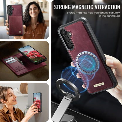 CaseMe C49 Magnetic RFID Blocking Detachable Wallet Leather Phone Case, For Samsung Galaxy A16 5G, For Samsung Galaxy S24 FE 5G, For Samsung Galaxy S24 Ultra 5G, For Samsung Galaxy A15, For Samsung Galaxy S23 FE 5G, For Samsung Galaxy A54 5G           ...
