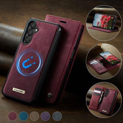 CaseMe C49 Magnetic RFID Blocking Detachable Wallet Leather Phone Case, For Samsung Galaxy A16 5G, For Samsung Galaxy S24 FE 5G, For Samsung Galaxy S24 Ultra 5G, For Samsung Galaxy A15, For Samsung Galaxy S23 FE 5G, For Samsung Galaxy A54 5G           ...