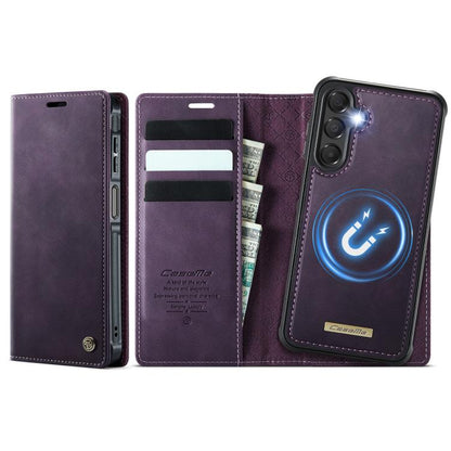 CaseMe C49 Magnetic RFID Blocking Detachable Wallet Leather Phone Case, For Samsung Galaxy A16 5G, For Samsung Galaxy S24 FE 5G, For Samsung Galaxy S24 Ultra 5G, For Samsung Galaxy A15, For Samsung Galaxy S23 FE 5G, For Samsung Galaxy A54 5G           ...