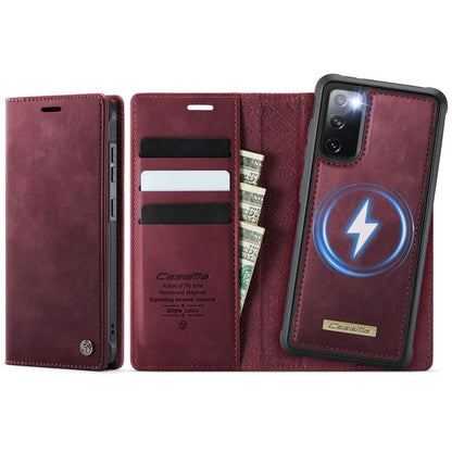 CaseMe C49 Magnetic RFID Blocking Detachable Wallet Leather Phone Case, For Samsung Galaxy S20 FE, For Samsung Galaxy A53 5G, For Samsung Galaxy S22 Ultra 5G, For Samsung Galaxy S22+ 5G, For Samsung Galaxy S22 5G, For Samsung Galaxy S21 FE 5G          ...