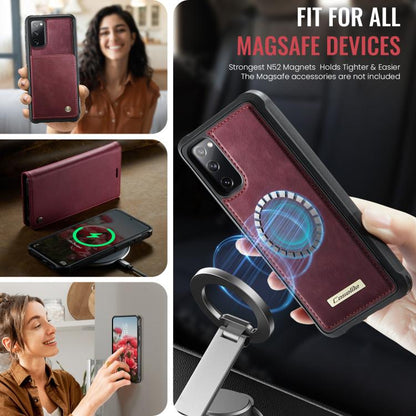 CaseMe C49 Magnetic RFID Blocking Detachable Wallet Leather Phone Case, For Samsung Galaxy S20 FE, For Samsung Galaxy A53 5G, For Samsung Galaxy S22 Ultra 5G, For Samsung Galaxy S22+ 5G, For Samsung Galaxy S22 5G, For Samsung Galaxy S21 FE 5G          ...