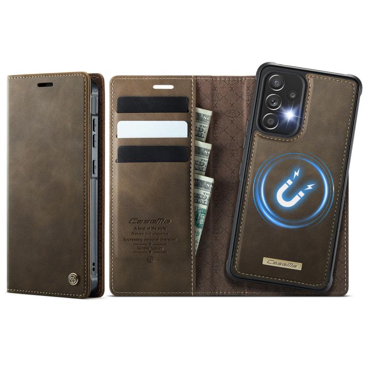 CaseMe C49 Magnetic RFID Blocking Detachable Wallet Leather Phone Case, For Samsung Galaxy S20 FE, For Samsung Galaxy A53 5G, For Samsung Galaxy S22 Ultra 5G, For Samsung Galaxy S22+ 5G, For Samsung Galaxy S22 5G, For Samsung Galaxy S21 FE 5G          ...