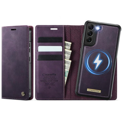 CaseMe C49 Magnetic RFID Blocking Detachable Wallet Leather Phone Case, For Samsung Galaxy S20 FE, For Samsung Galaxy A53 5G, For Samsung Galaxy S22 Ultra 5G, For Samsung Galaxy S22+ 5G, For Samsung Galaxy S22 5G, For Samsung Galaxy S21 FE 5G          ...