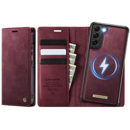 CaseMe C49 Magnetic RFID Blocking Detachable Wallet Leather Phone Case, For Samsung Galaxy S20 FE, For Samsung Galaxy A53 5G, For Samsung Galaxy S22 Ultra 5G, For Samsung Galaxy S22+ 5G, For Samsung Galaxy S22 5G, For Samsung Galaxy S21 FE 5G          ...