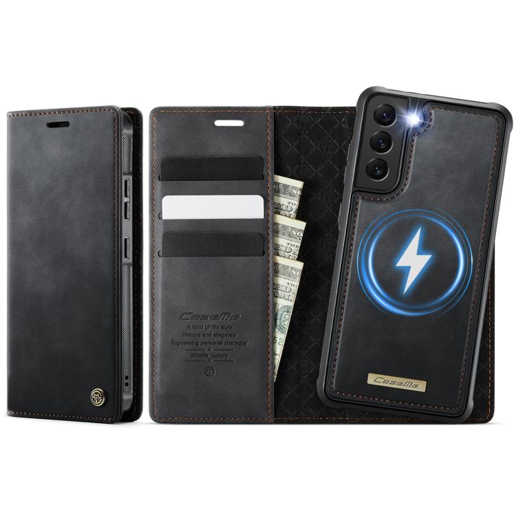 CaseMe C49 Magnetic RFID Blocking Detachable Wallet Leather Phone Case, For Samsung Galaxy S20 FE, For Samsung Galaxy A53 5G, For Samsung Galaxy S22 Ultra 5G, For Samsung Galaxy S22+ 5G, For Samsung Galaxy S22 5G, For Samsung Galaxy S21 FE 5G          ...