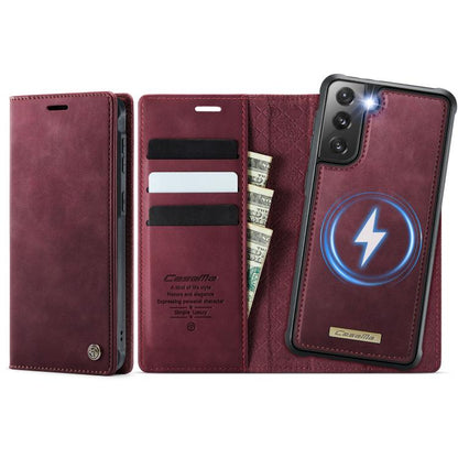 CaseMe C49 Magnetic RFID Blocking Detachable Wallet Leather Phone Case, For Samsung Galaxy S20 FE, For Samsung Galaxy A53 5G, For Samsung Galaxy S22 Ultra 5G, For Samsung Galaxy S22+ 5G, For Samsung Galaxy S22 5G, For Samsung Galaxy S21 FE 5G          ...