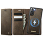 CaseMe C49 Magnetic RFID Blocking Detachable Wallet Leather Phone Case, For Samsung Galaxy S20 FE, For Samsung Galaxy A53 5G, For Samsung Galaxy S22 Ultra 5G, For Samsung Galaxy S22+ 5G, For Samsung Galaxy S22 5G, For Samsung Galaxy S21 FE 5G          ...