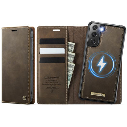 CaseMe C49 Magnetic RFID Blocking Detachable Wallet Leather Phone Case, For Samsung Galaxy S20 FE, For Samsung Galaxy A53 5G, For Samsung Galaxy S22 Ultra 5G, For Samsung Galaxy S22+ 5G, For Samsung Galaxy S22 5G, For Samsung Galaxy S21 FE 5G          ...