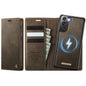 CaseMe C49 Magnetic RFID Blocking Detachable Wallet Leather Phone Case, For Samsung Galaxy S20 FE, For Samsung Galaxy A53 5G, For Samsung Galaxy S22 Ultra 5G, For Samsung Galaxy S22+ 5G, For Samsung Galaxy S22 5G, For Samsung Galaxy S21 FE 5G          ...