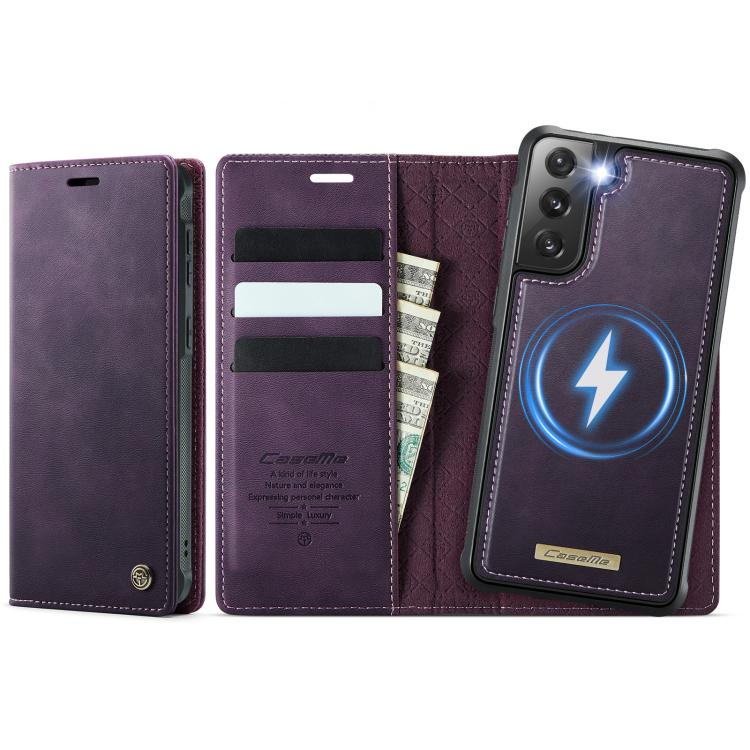 CaseMe C49 Magnetic RFID Blocking Detachable Wallet Leather Phone Case, For Samsung Galaxy S20 FE, For Samsung Galaxy A53 5G, For Samsung Galaxy S22 Ultra 5G, For Samsung Galaxy S22+ 5G, For Samsung Galaxy S22 5G, For Samsung Galaxy S21 FE 5G          ...