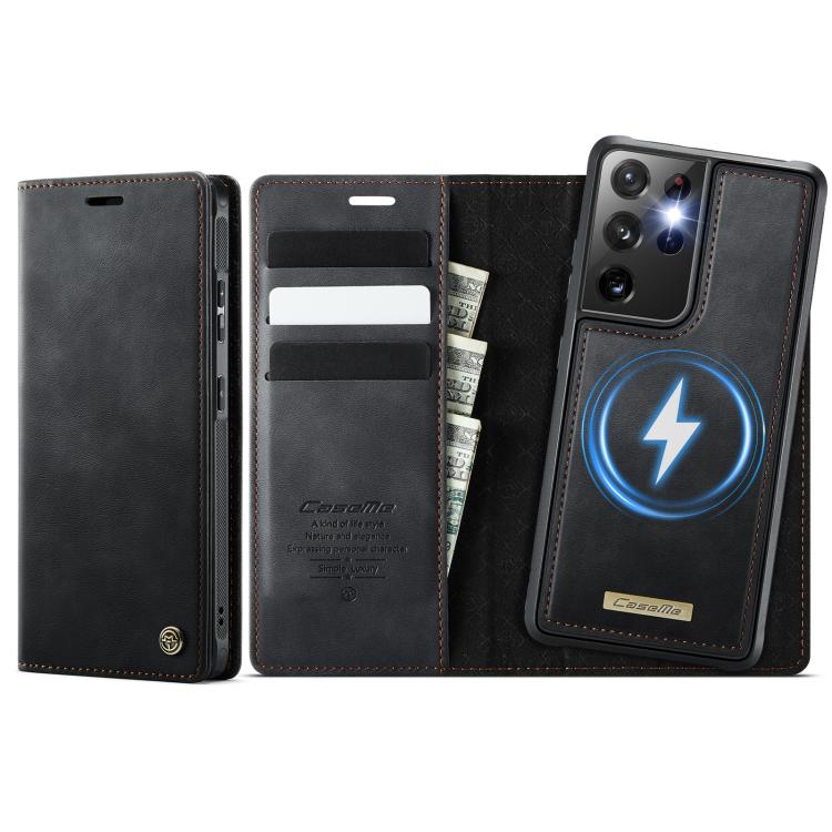 CaseMe C49 Magnetic RFID Blocking Detachable Wallet Leather Phone Case, For Samsung Galaxy S20 FE, For Samsung Galaxy A53 5G, For Samsung Galaxy S22 Ultra 5G, For Samsung Galaxy S22+ 5G, For Samsung Galaxy S22 5G, For Samsung Galaxy S21 FE 5G          ...