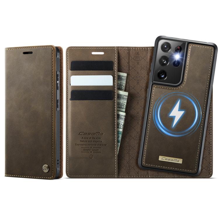 CaseMe C49 Magnetic RFID Blocking Detachable Wallet Leather Phone Case, For Samsung Galaxy S20 FE, For Samsung Galaxy A53 5G, For Samsung Galaxy S22 Ultra 5G, For Samsung Galaxy S22+ 5G, For Samsung Galaxy S22 5G, For Samsung Galaxy S21 FE 5G          ...