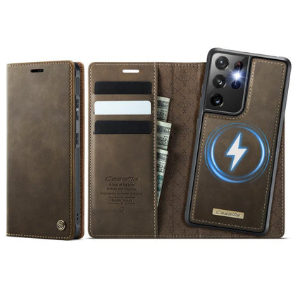 CaseMe C49 Magnetic RFID Blocking Detachable Wallet Leather Phone Case, For Samsung Galaxy S20 FE, For Samsung Galaxy A53 5G, For Samsung Galaxy S22 Ultra 5G, For Samsung Galaxy S22+ 5G, For Samsung Galaxy S22 5G, For Samsung Galaxy S21 FE 5G          ...