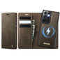 CaseMe C49 Magnetic RFID Blocking Detachable Wallet Leather Phone Case, For Samsung Galaxy S20 FE, For Samsung Galaxy A53 5G, For Samsung Galaxy S22 Ultra 5G, For Samsung Galaxy S22+ 5G, For Samsung Galaxy S22 5G, For Samsung Galaxy S21 FE 5G          ...